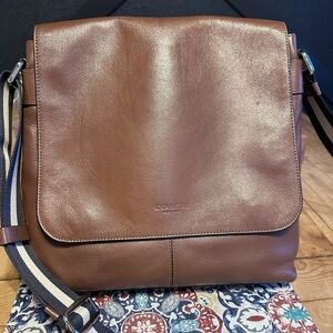 Coach Chestnut Leather Crossbody Bag